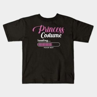 Princess Costume Loading Kids T-Shirt
